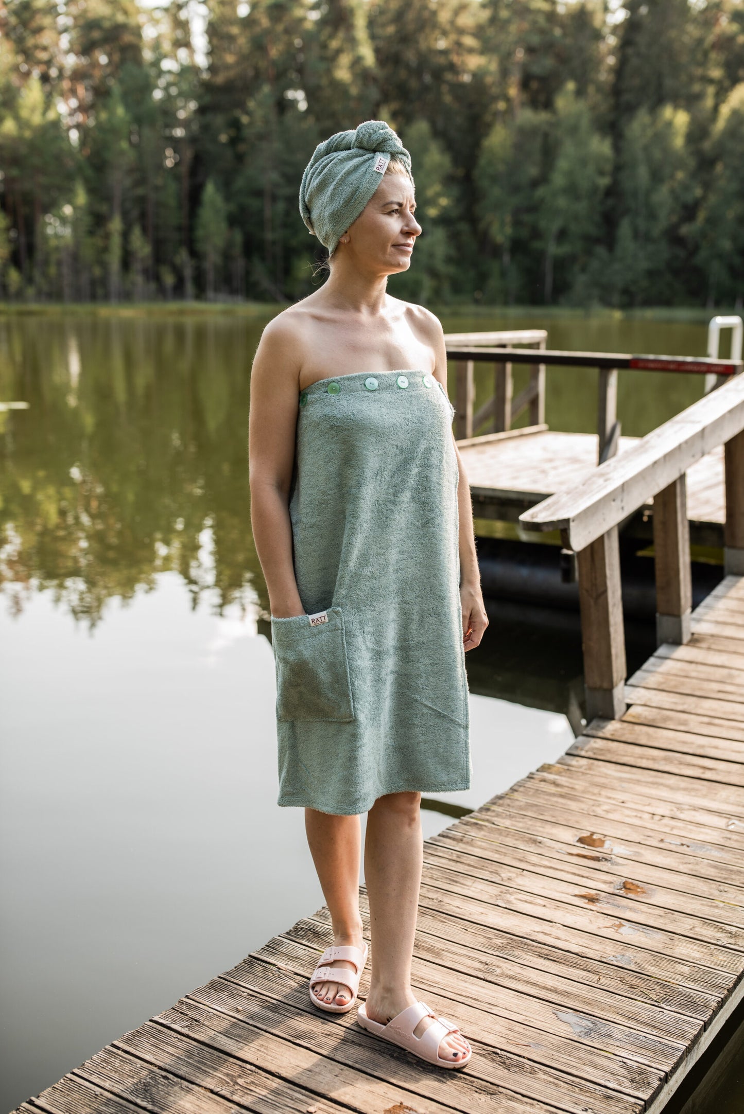 Spa Wrap for Women - Bamboo Terry