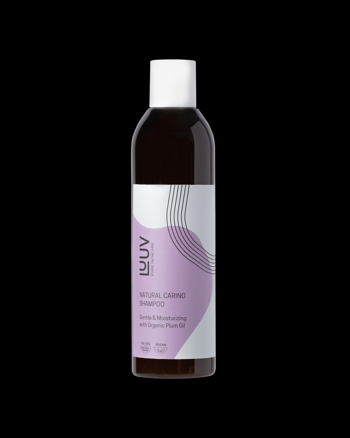 Natural Nourishing Shampoo with Plum Oil, 250 ml