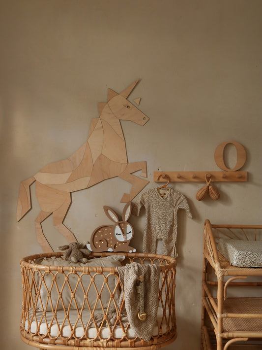 Wooden Wall Decoration - Horse/Unicorn