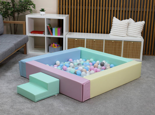 Soft Play Ball Pit - Light Pastel