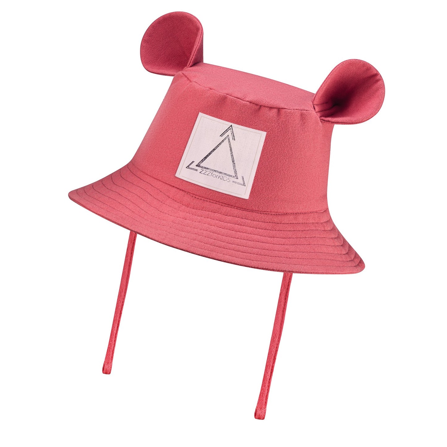 Kids Hat with Ears - Coral