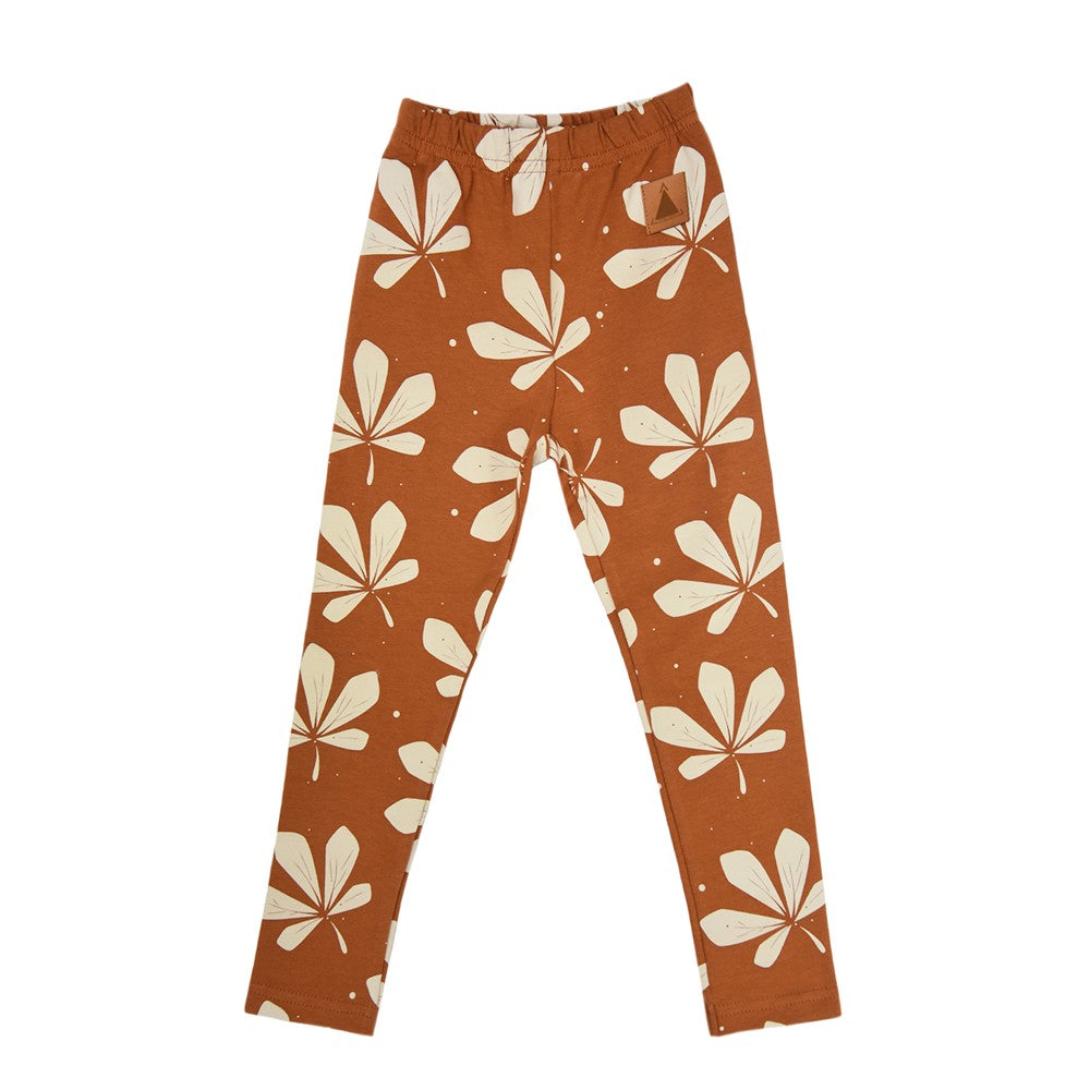 Kids Leggings - Chestnut