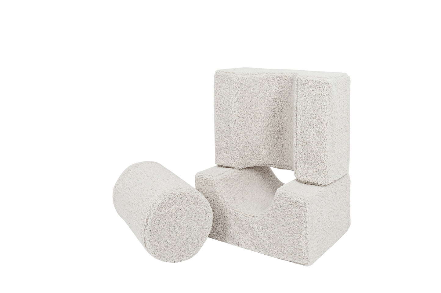 MeowBaby® Bearly Shape Set with 3 Elements - Ecru