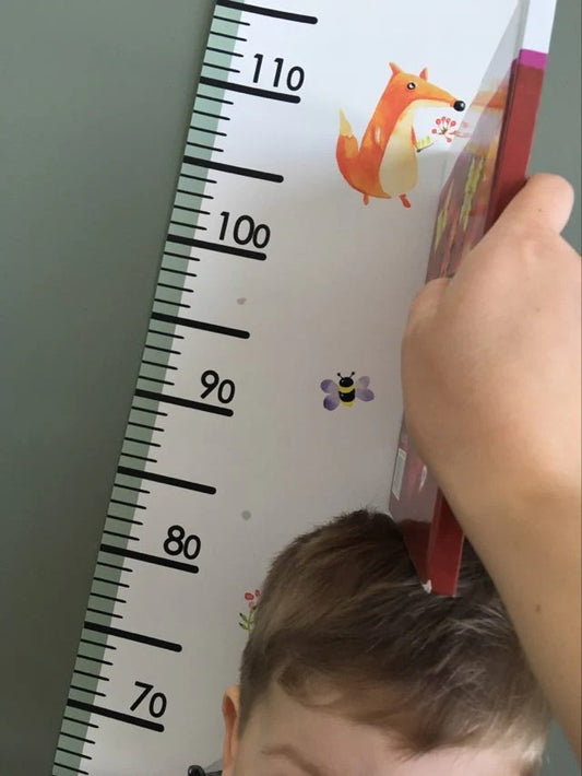 Paper Growth Chart For Kids - Fun Animals