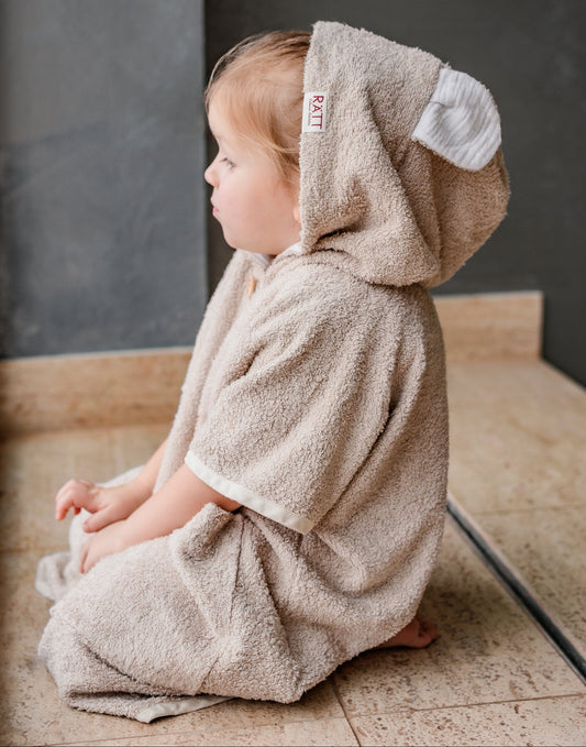 Short-Sleeve Poncho TEDDY - For TODDLERS (Size 82/86-116)