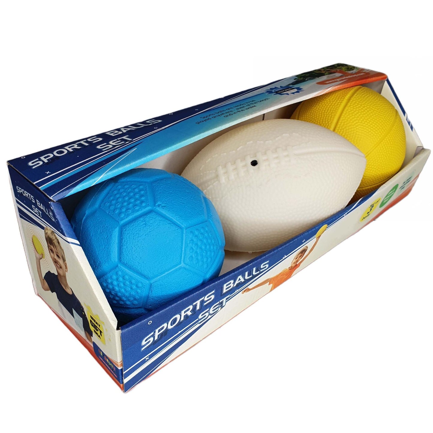 Sports Balls Set 3 pcs for Kids