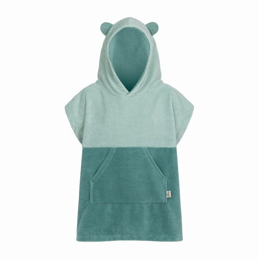 Surfbear Kids Bath Poncho - Green