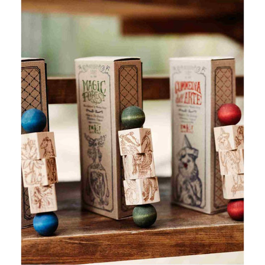 Magic Forest Wooden Spinning Puzzle - Colorful