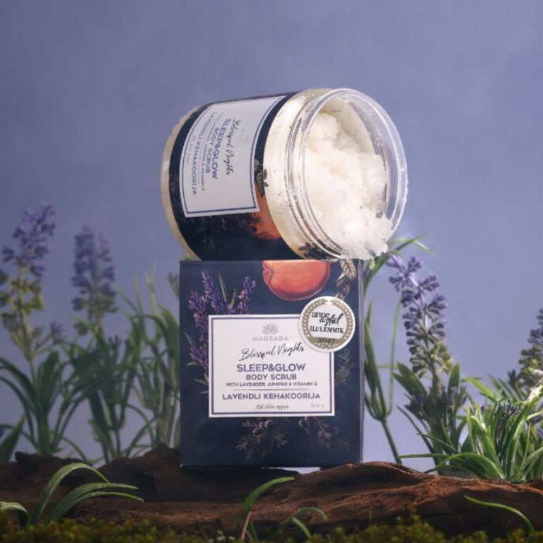 Lavender Body Scrub With Grapefruit Essential Oil - 250 ml