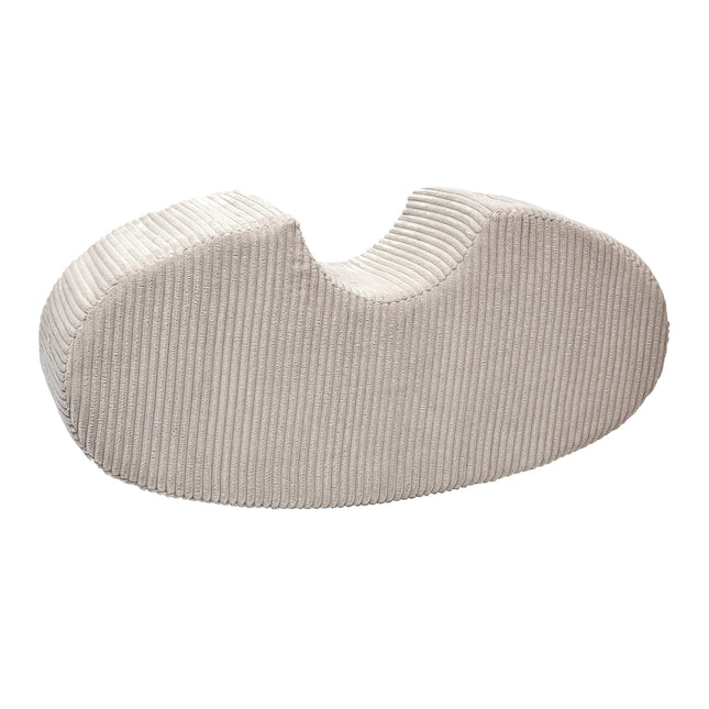 Bean Shape Foam Module - Velvet Ecru - LoveStyle World