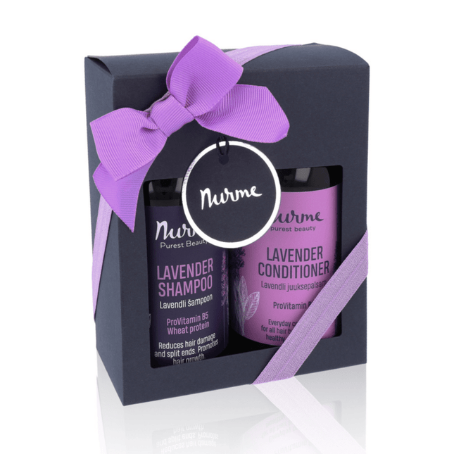 Hair Care Set “Lavender” includes lavender shampoo & moisturizing conditioner - LoveStyle World