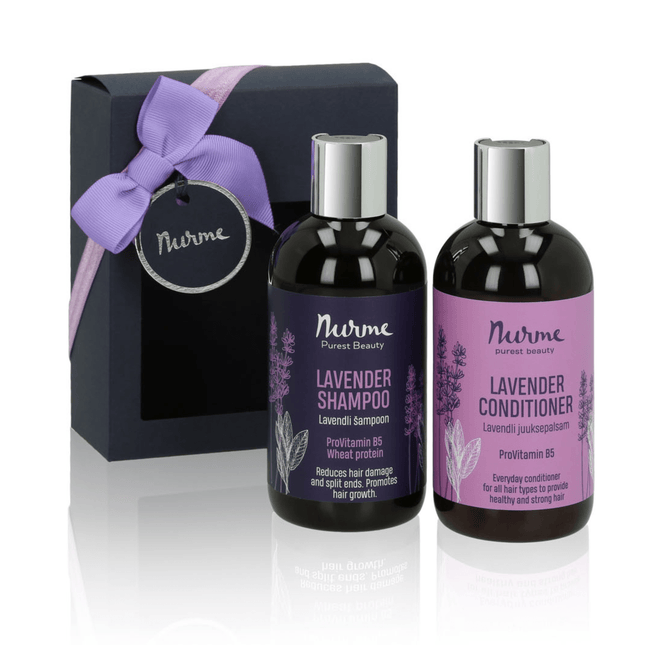 Hair Care Set “Lavender” includes lavender shampoo & moisturizing conditioner - LoveStyle World