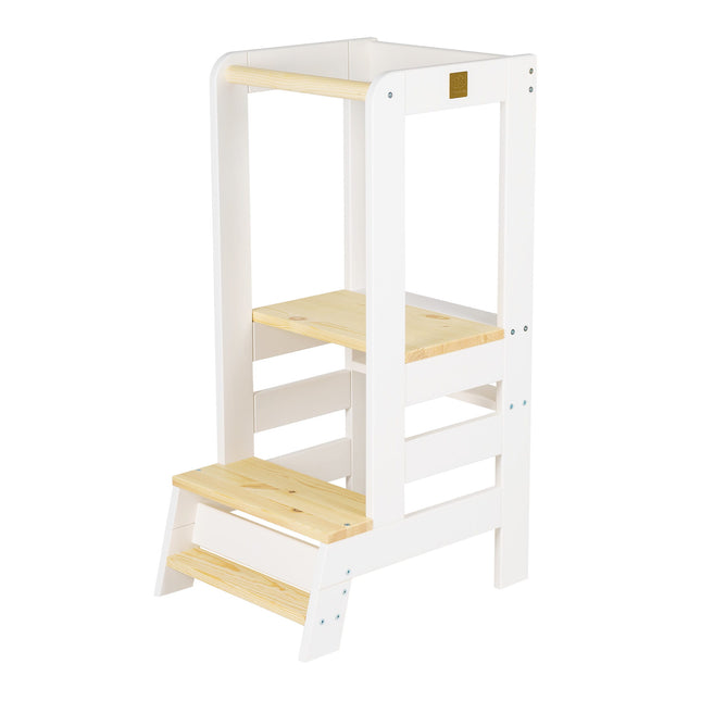 Kitchen Helper for Children - White Wood - LoveStyle World