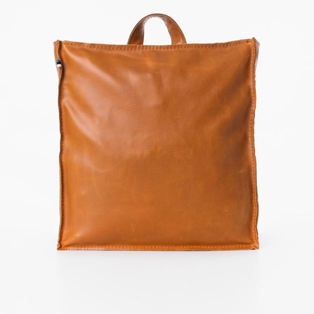 Folk 2 Leather Backpack - Caramel - LoveStyle World