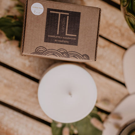 Hand-made Soy Wax Candle with Pine Scent