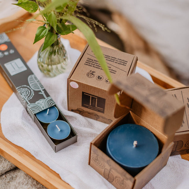 Hand-made Soy Wax Candle with Amber Scent - LoveStyle World