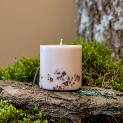 Hand-made Soy Wax Candle with Linden Flower & Honey Scent