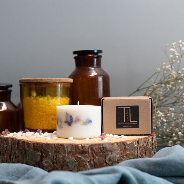 Hand-made Unscented Soy Wax Candle - LoveStyle World