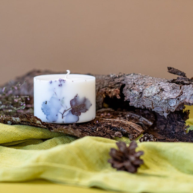 Hand-made Soy Wax Candle with Forest Scent - White - LoveStyle World