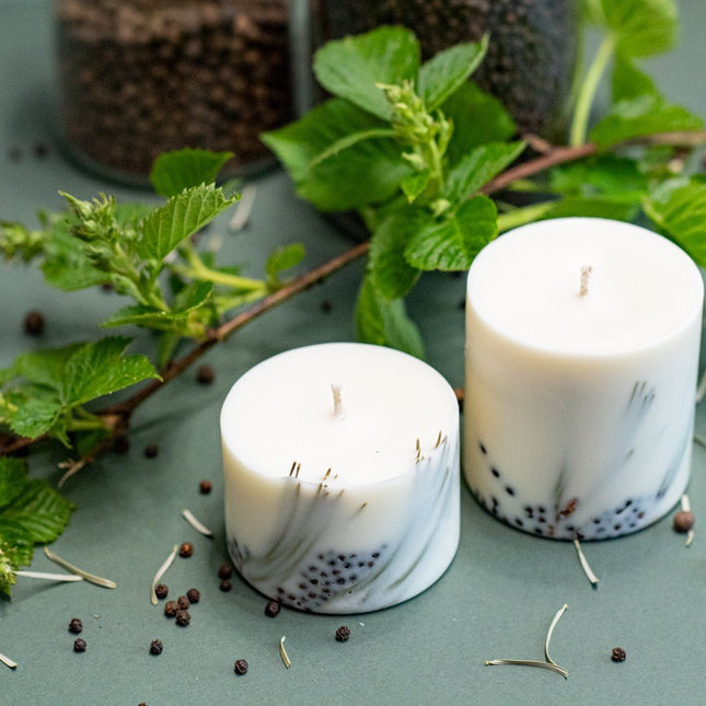 Hand-made Soy Wax Candle with Juniper Scent - LoveStyle World
