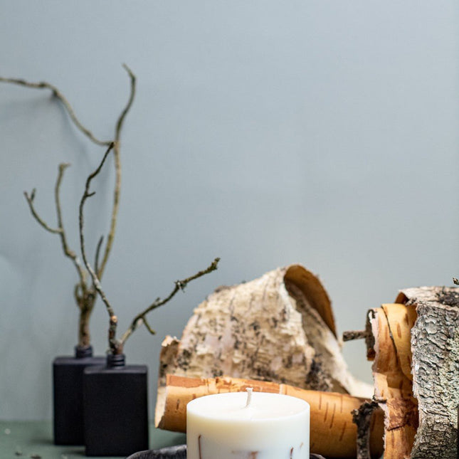 Hand-made Soy Wax Candle with Birch Scent - LoveStyle World