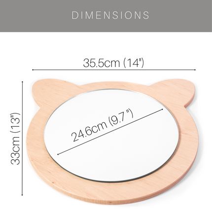Children's Wall Mirror (4 Different Shapes)