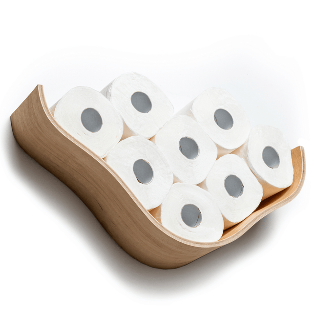 Handmade Wooden Toilet Paper Holder - Cloud - LoveStyle World