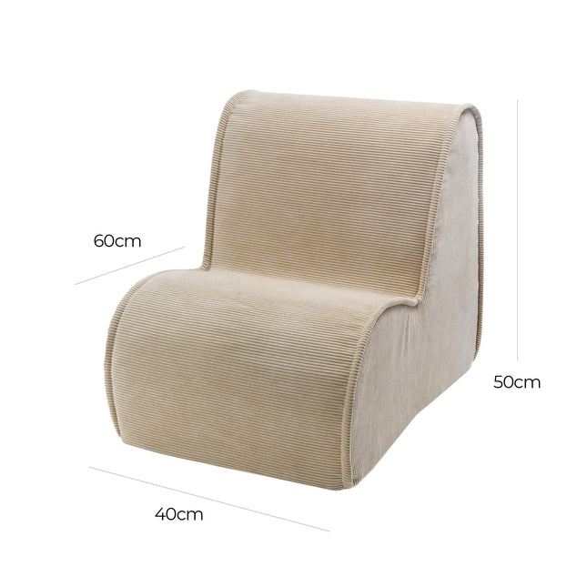 Chair For Children, Corduroy - Sand - LoveStyle World