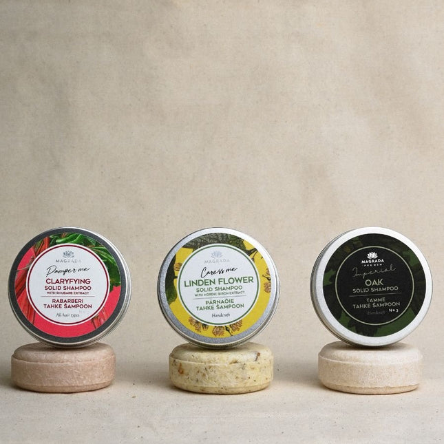 Clarifying Solid Shampoo With Rhubarb Extract - LoveStyle World