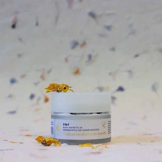 2-in-1 Cleansing Cream-Mask With 10% AHA Acids And a Probiotic Complex, 50ml