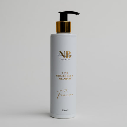 2-in-1 Shower Gel & Shampoo for Women, 250ml
