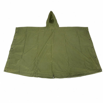 2-in-1 waterproof rain poncho and tent with carry bag