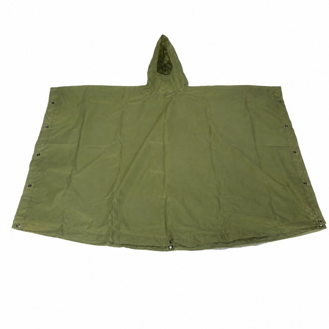 2-in-1 waterproof rain poncho and tent with carry bag