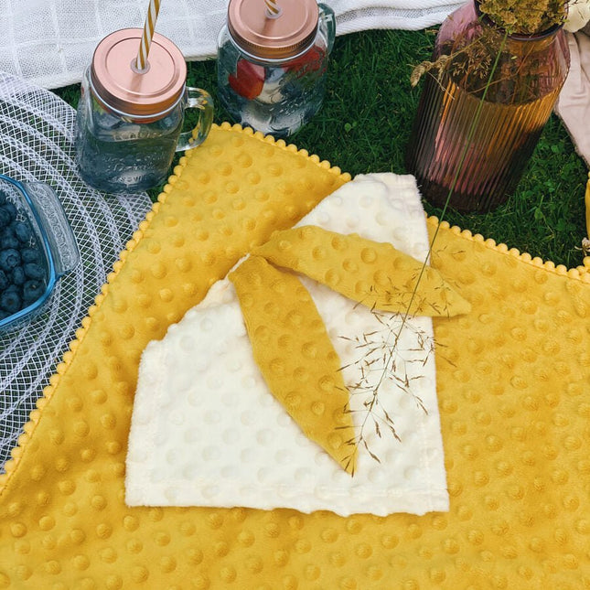 2in1 Blanket with Baby Comforter - Mustard - LoveStyle World