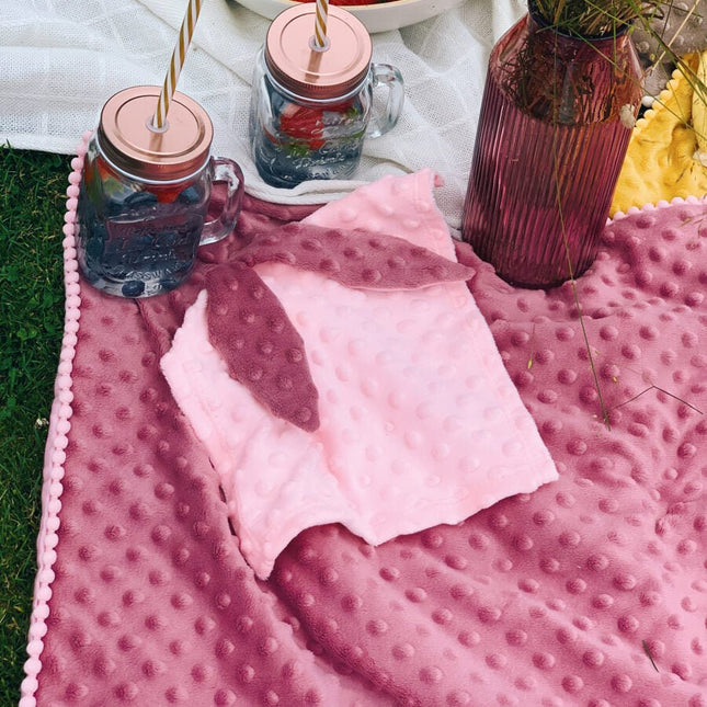 2in1 Blanket with Baby Comforter - Dusty Rose - LoveStyle World