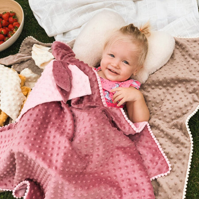 2in1 Blanket with Baby Comforter - Dusty Rose - LoveStyle World