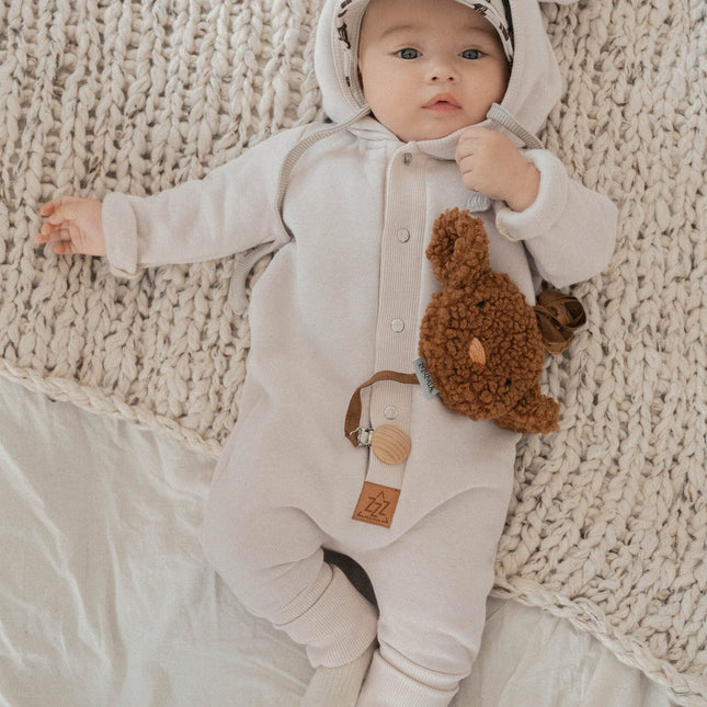 Eared Jumpsuit for Babies and Kids - Sand - LoveStyle World