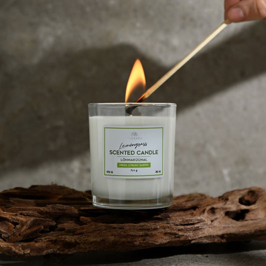 Lemongrass Scented Candle - 170 g