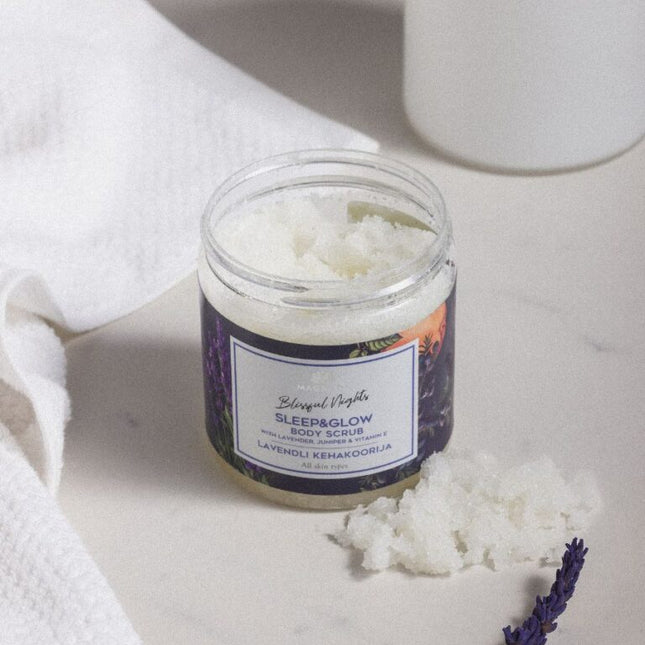 Lavender Body Scrub With Grapefruit Essential Oil - 250 ml