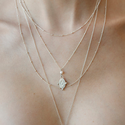 Morning Star Necklace - Silver