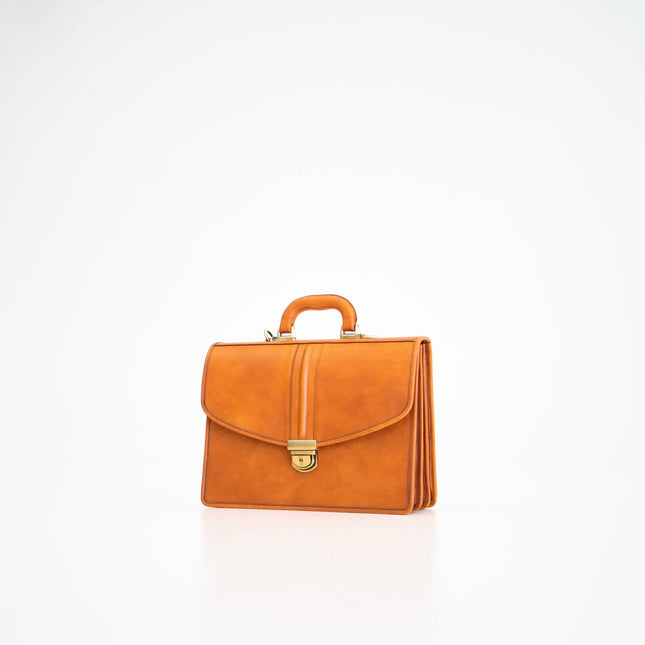 Briefcase No. 20 - Cognac - LoveStyle World