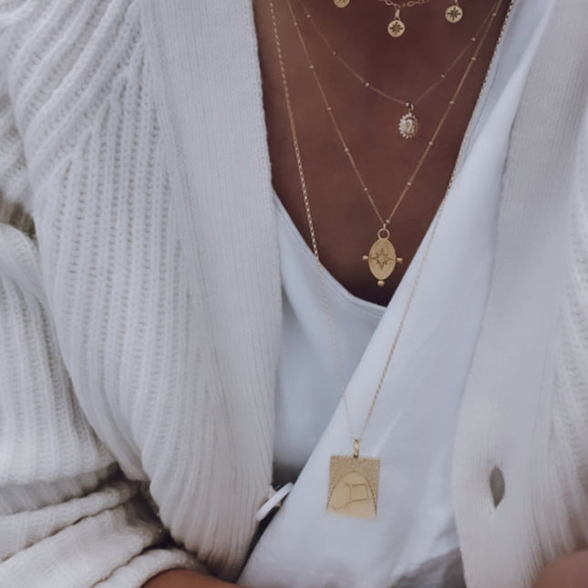 Morning Star Necklace - Gold