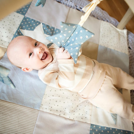 Small baby activity mat, 80x80 cm - Blue