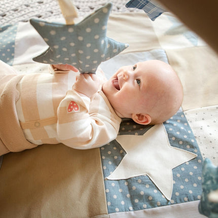 Small baby activity mat, 80x80 cm - Blue