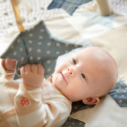 Small baby activity mat, 80x80 cm - Blue