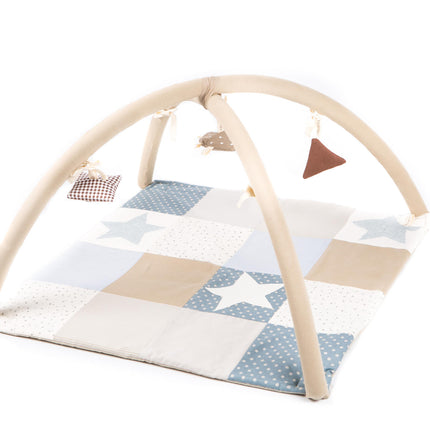 Small baby activity mat, 80x80 cm - Blue