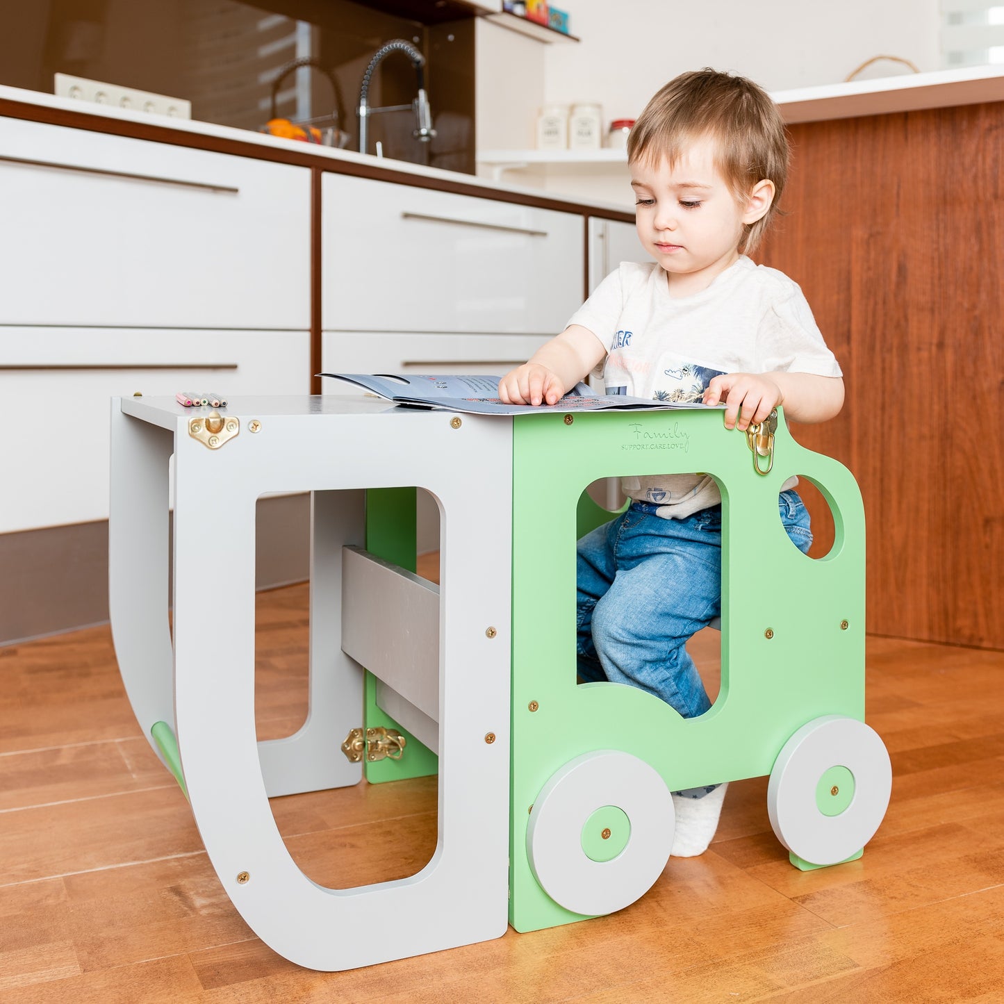 Car Kitchen Helper / Learning Table by Family-Scl (Sale on Selected Colours)