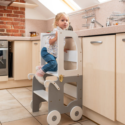 Trolley Kitchen Helper / Learning Table by Family-scl (Sale on Selected Colours)