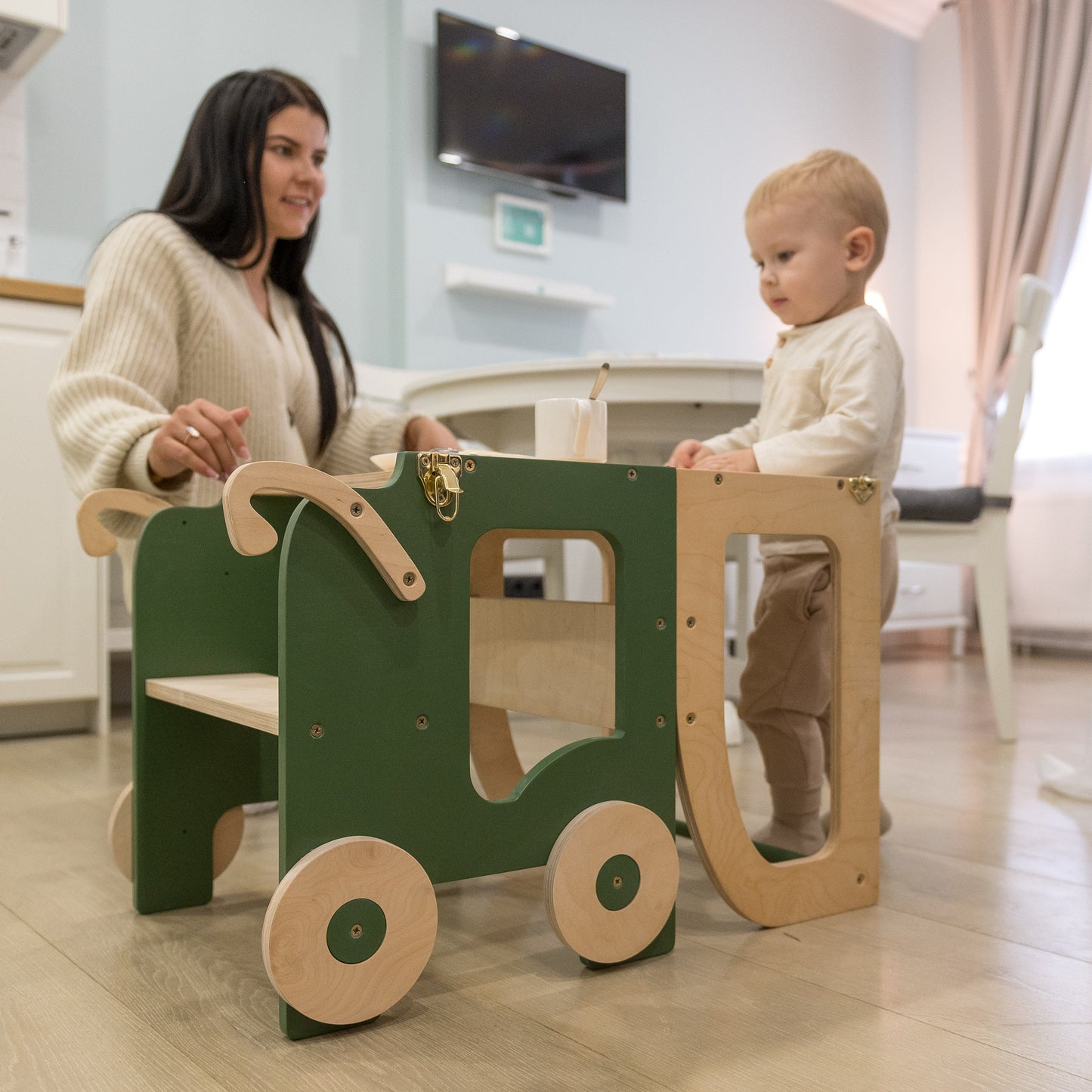 Trolley Kitchen Helper / Learning Table by Family-scl (Sale on Selected Colours)