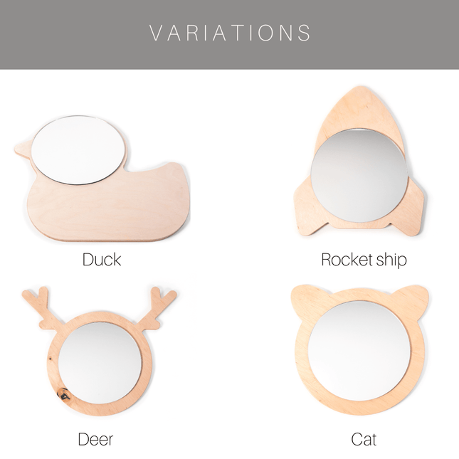 Children's Wall Mirror (4 Different Shapes) - LoveStyle World